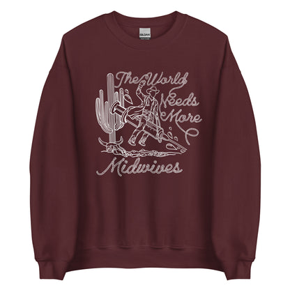 TWNM-Midwives Unisex Crewneck Dark Colors