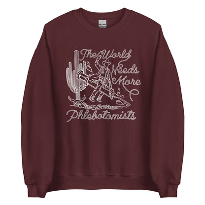 TWNM- Phlebotomists Unisex Crewneck Dark Colors