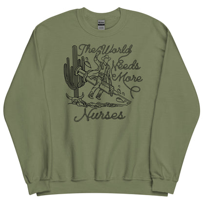 TWNM- Nurses Unisex Crewneck Light Colors