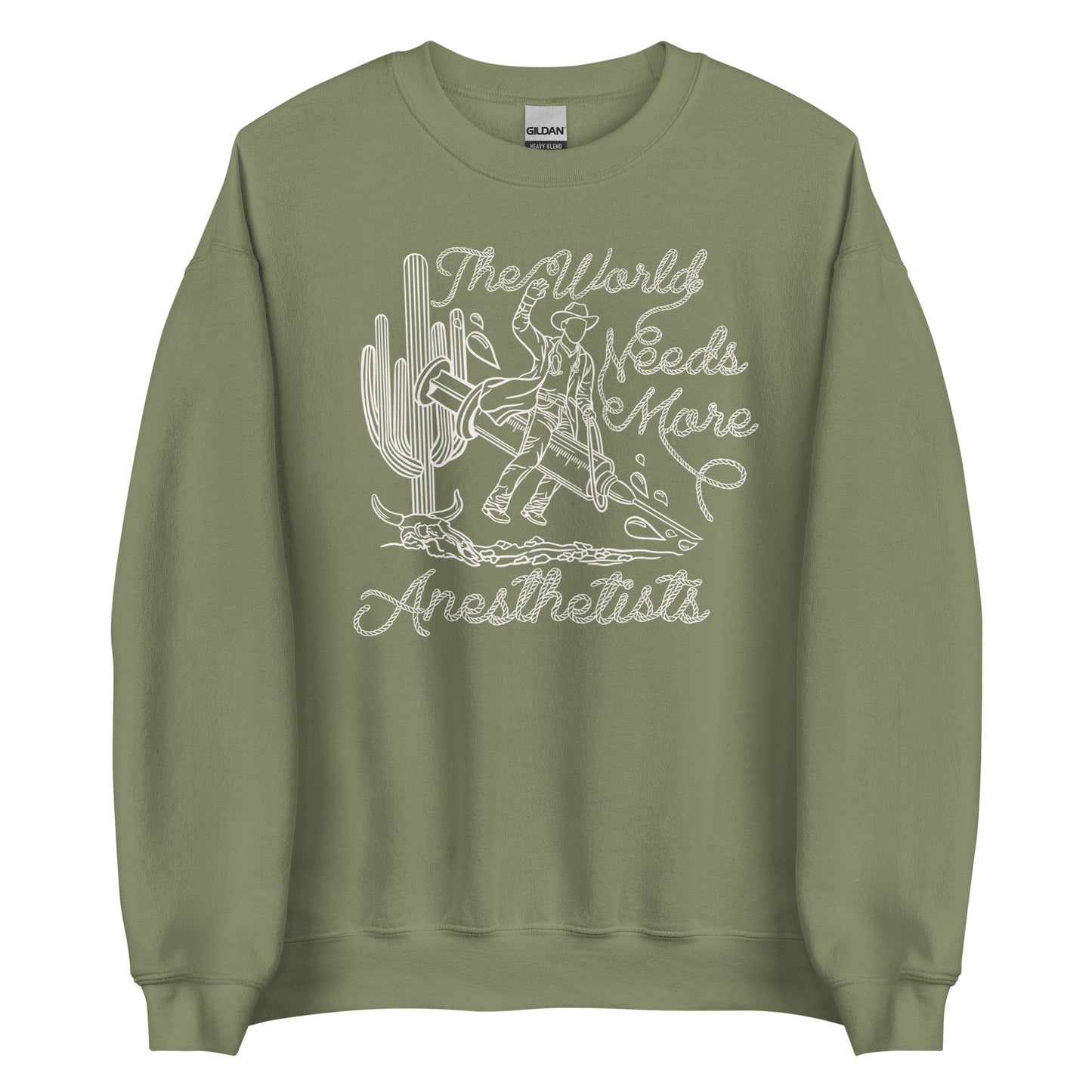 TWNM-Anesthetists Unisex Crewneck Dark Colors