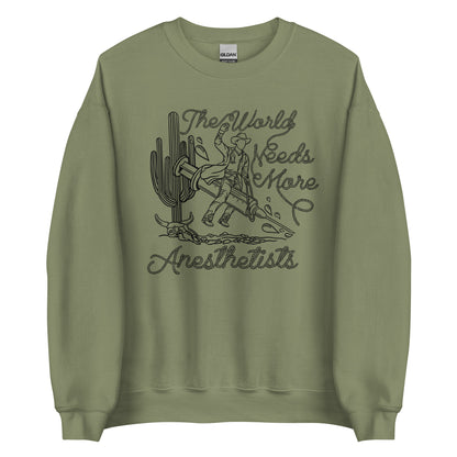 TWNM-Anesthetists Unisex Crewneck Light Colors