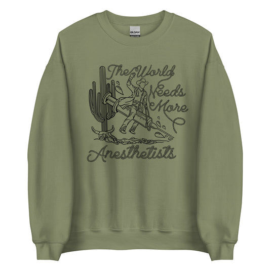 TWNM-Anesthetists Unisex Crewneck Light Colors