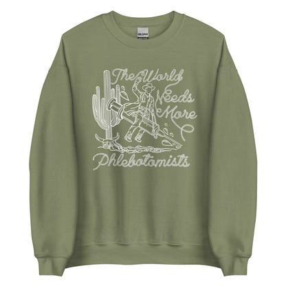 TWNM- Phlebotomists Unisex Crewneck Dark Colors