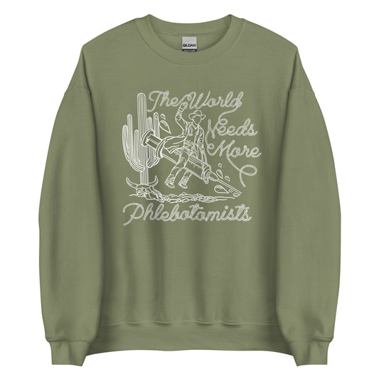 TWNM- Phlebotomists Unisex Crewneck Dark Colors