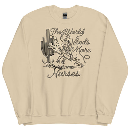 TWNM- Nurses Unisex Crewneck Light Colors