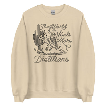 TWNM- Dietitians Unisex Crewneck Light Colors