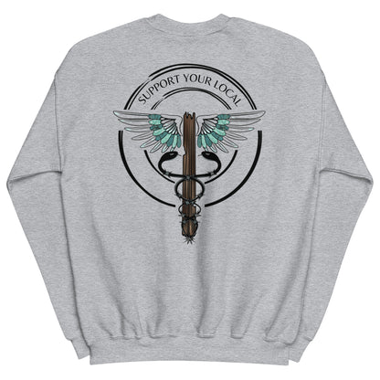 Support Your Local-Light Colors Unisex Crewneck