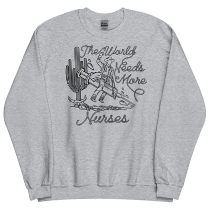 TWNM- Nurses Unisex Crewneck Light Colors