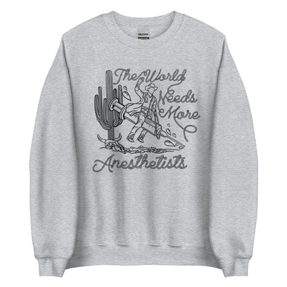 TWNM-Anesthetists Unisex Crewneck Light Colors