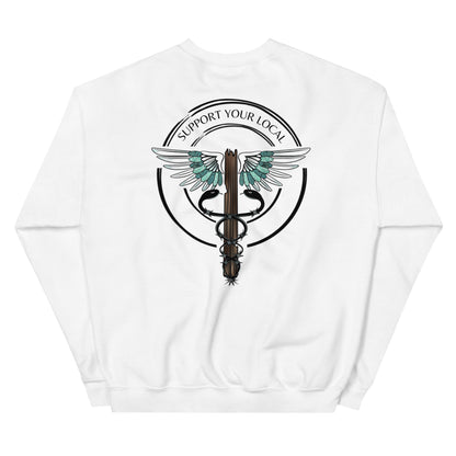 Support Your Local- Light Colors Unisex Crew Neck