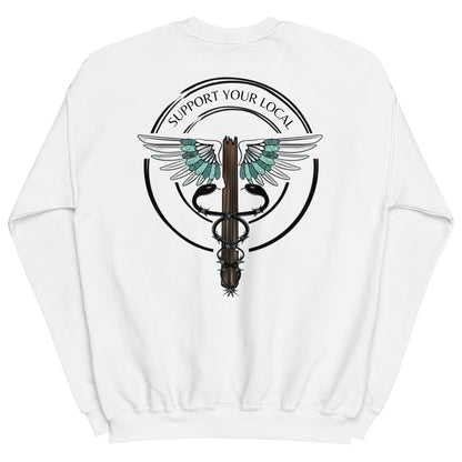 Support Your Local-Light Colors Unisex Crewneck