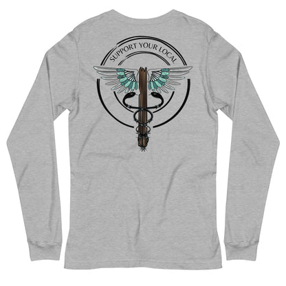 Support Your Local- Light Colors Unisex Long Sleeve Tee