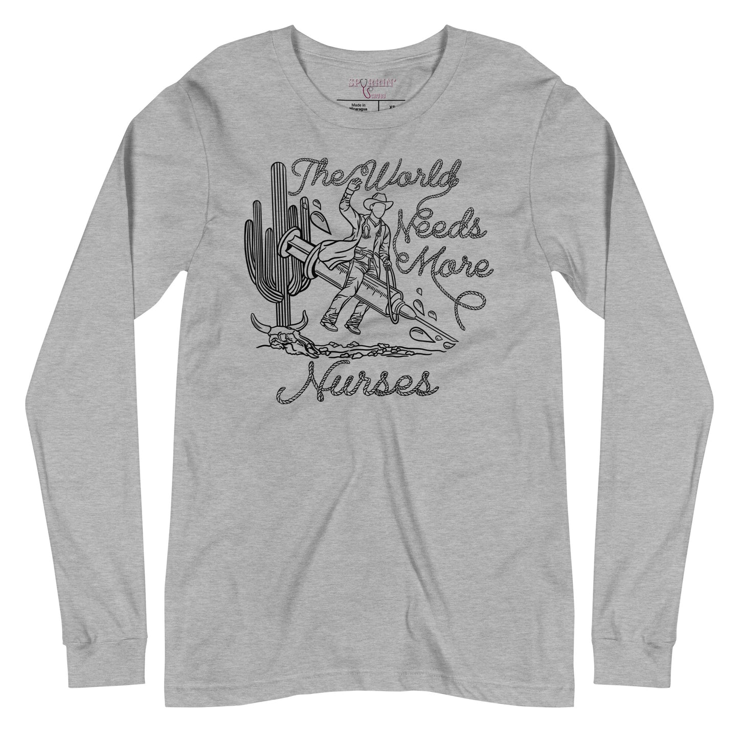 TWNM- Nurses Unisex Long Sleeve Tee Light Colors