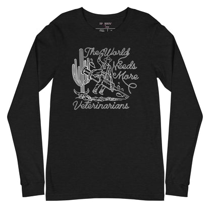 TWNM- Veterinarians Unisex Long Sleeve Tee Dark Colors