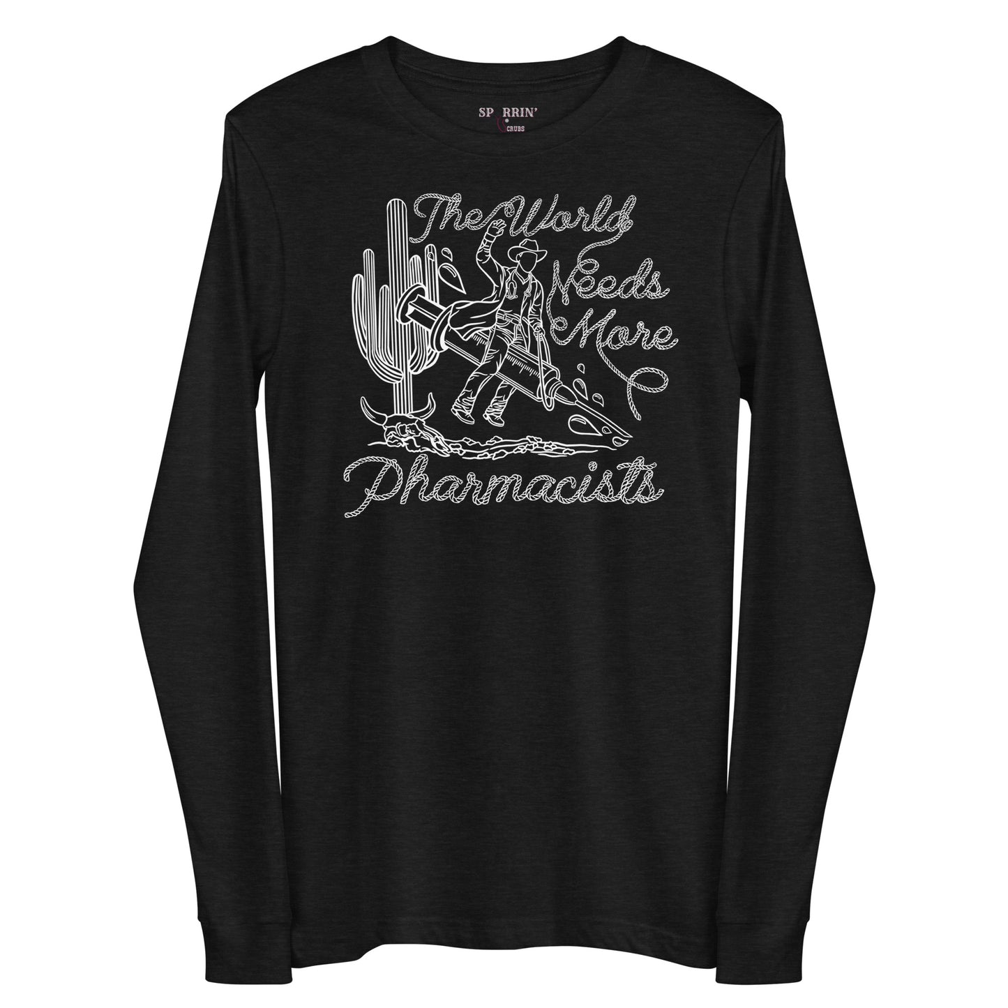 TWNM- Pharmacists Unisex Long Sleeve Tee Dark Colors