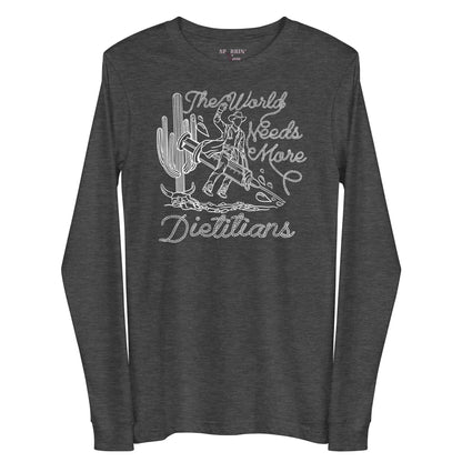 TWNM- Dietitians Long Sleeve T-Shirt Dark Colors