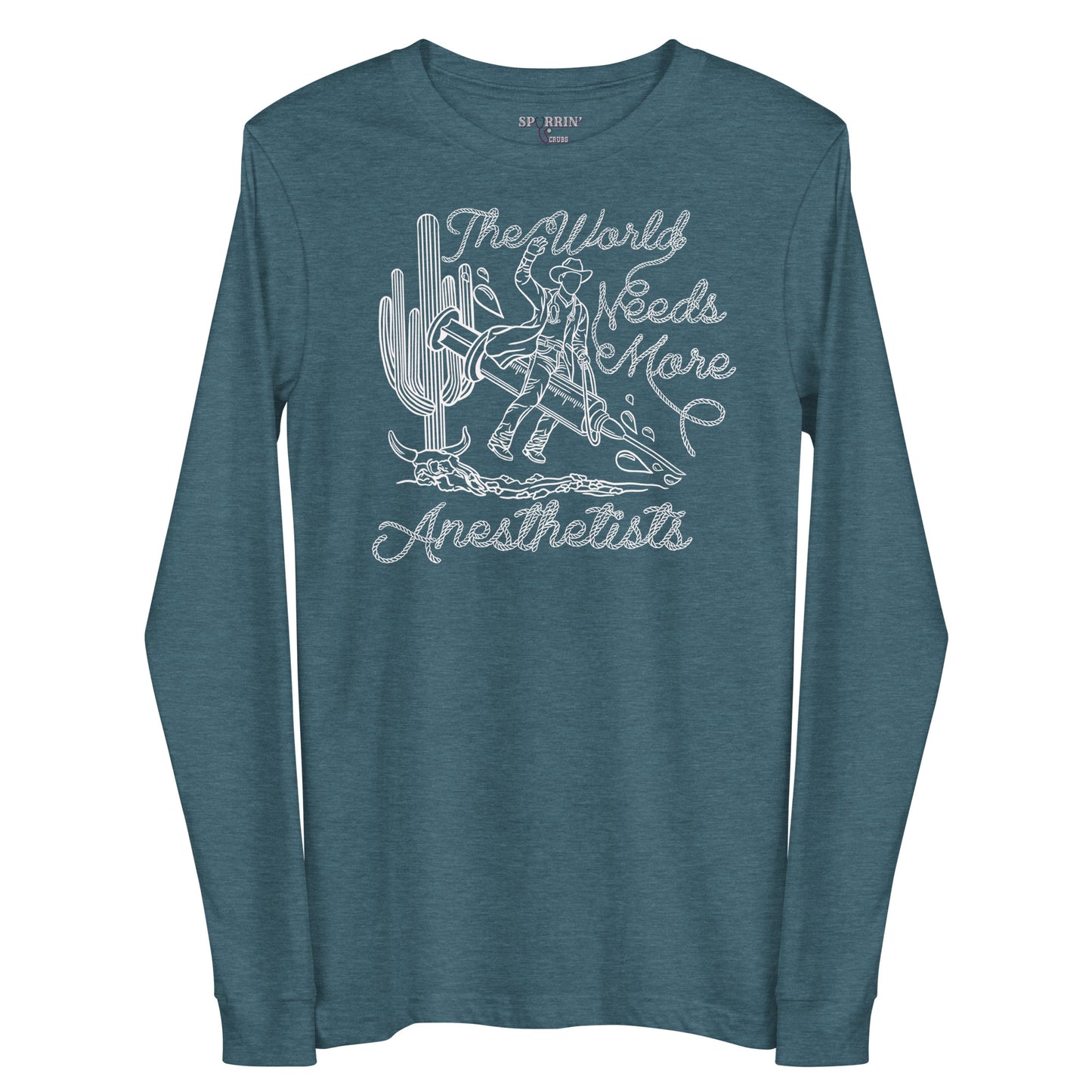 TWNM- Anesthetists Long Sleeve T-Shirt Dark Colors