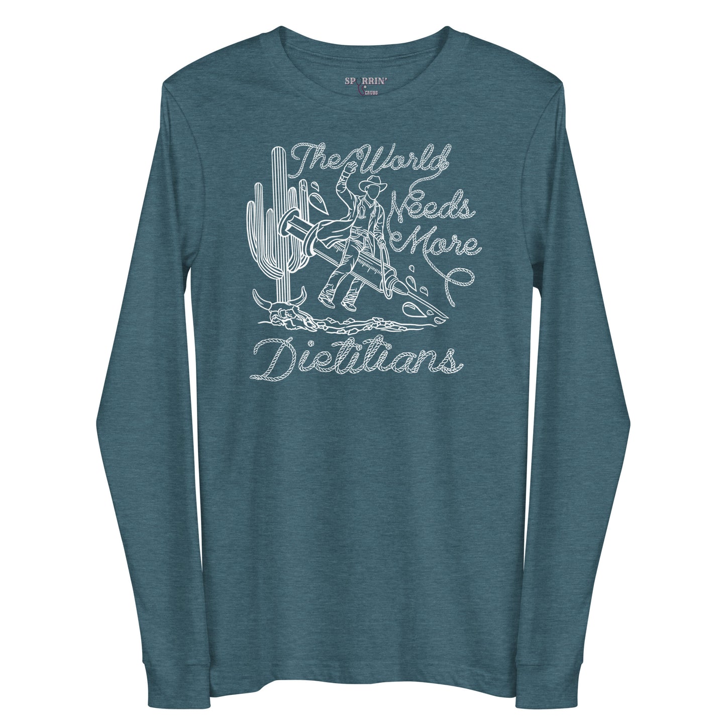 TWNM- Dietitians Long Sleeve T-Shirt Dark Colors