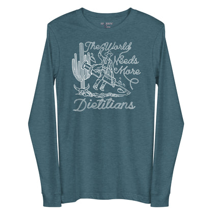 TWNM- Dietitians Long Sleeve T-Shirt Dark Colors