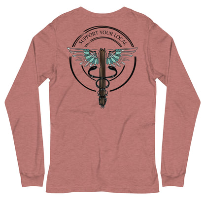 Support Your Local- Light Colors Unisex Long Sleeve Tee