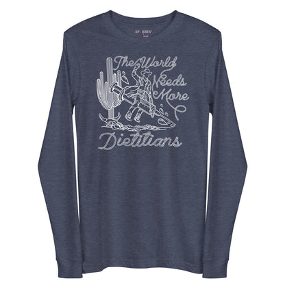 TWNM- Dietitians Long Sleeve T-Shirt Dark Colors