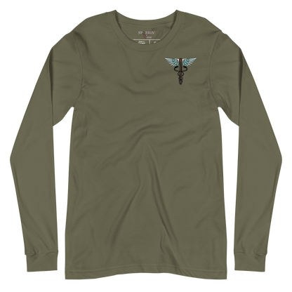 Support Your Local- Unisex Long Sleeve Tee Dark Colors