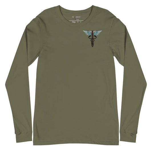 Cowgirl Caduceus- Unisex Long Sleeve Tee