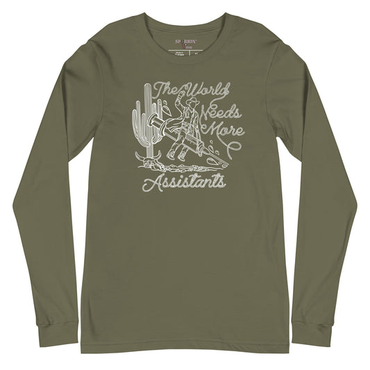 TWNM- Assistants Long Sleeve T-Shirt Dark Colors