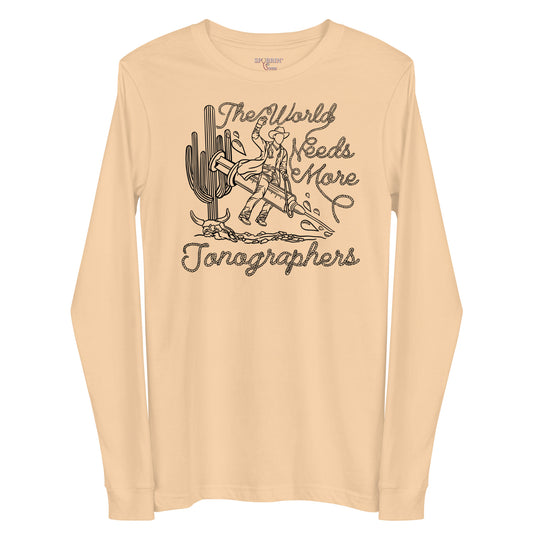TWNM- Sonographers Long Sleeve T-Shirt Light Colors