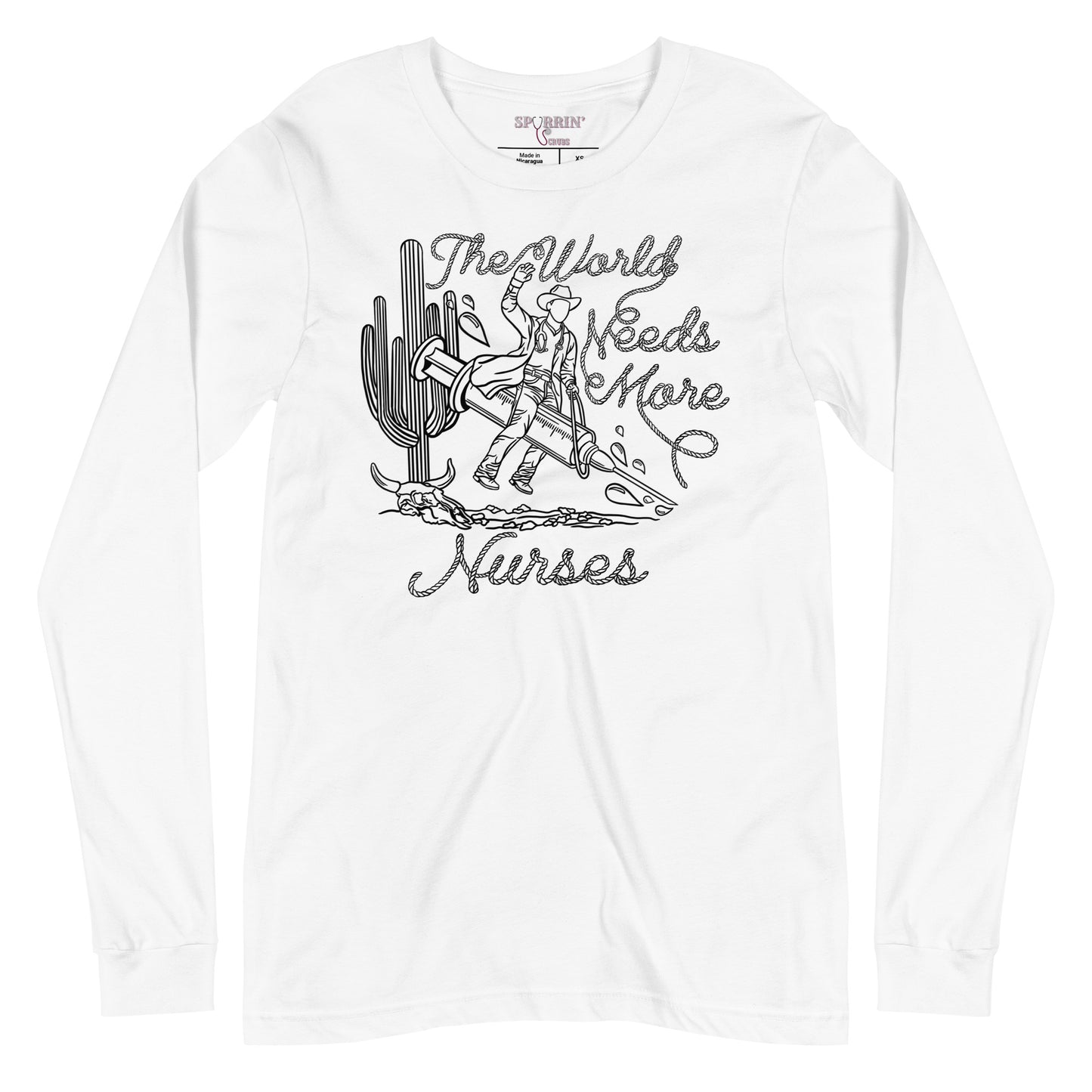 TWNM- Nurses Unisex Long Sleeve Tee Light Colors
