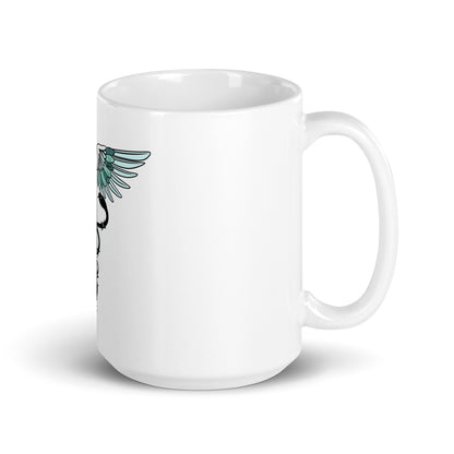 Cowgirl Caduceus- White Glossy Mug