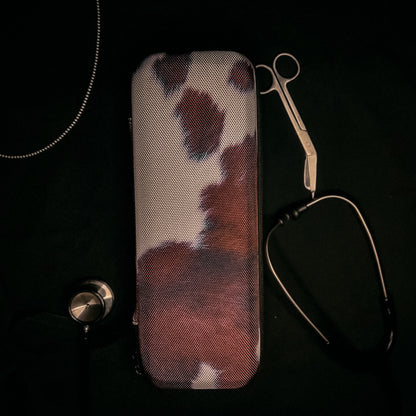 Cow Print Stethoscope Case