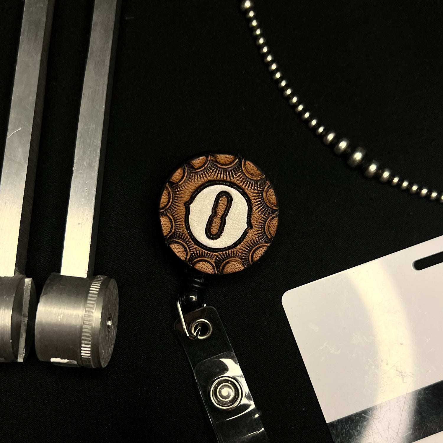 Leather Badge Reels