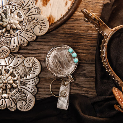Alphabet Letters with Stone Badge Reel